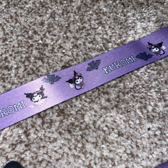 Kuromi Sanrio Silicone Crossbody Purse - Picture 3 of 6